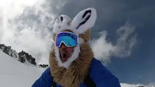 Dr Hops Ski Bunny ON THE SLOPES @PalisadesTahoe! #skibunny #skiing #snowboarding #snowbunny #tahoe