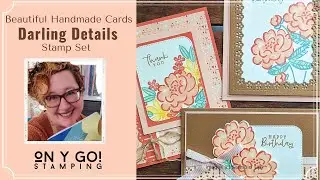 Beautiful Handmade Cards with the Darling Details Stamp Set from Stampin' Up!