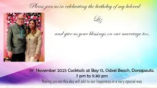 Live Streaming of Birthday of Liz  | 7.00pm | 19th November 2025