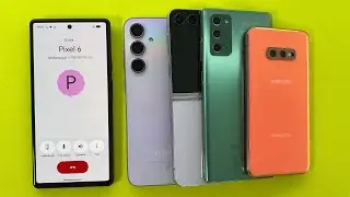 Google Pixel 6 Outgoing Call | Incoming Call Samsung Z Flip 5, Galaxy S10e, Note 20, Galaxy A55
