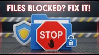 ✔️ Your Internet Security Settings Prevented One or More Files From Being Opened