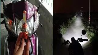 C Y T led headlight unboxing and review||how to install led headlight in activa.