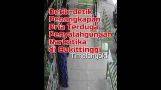 Detik-detik Penangkapan Pria Terduga Penyalahgunaan Narkoba Oleh Tim Elang Polres Bukittinggi