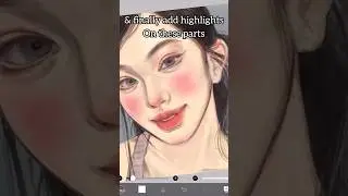 ✨How to Paint Skin✨ #ibispaintx #tutorial #digitalart #shorts