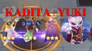 KADITA GAMEPLAY | MAGIC CHESS GO GO | BEST COMMANDER YUKI | #magicchessgogo  #gameplay