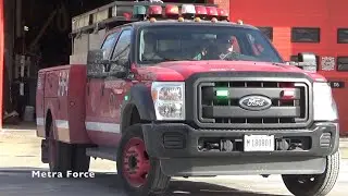 *RARE* Chicago Fire Dept 5-6-4 & 6-8-7A (Spare Squad 5) Responding