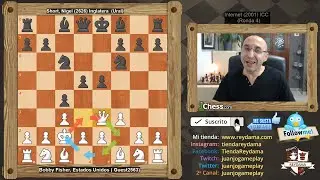 Apertura REY PERSIGUE A LA DAMA! Bobby Fischer | ¡MATCH SECRETO! 4/7