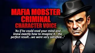 Criminal Mafia Mob Thug Gangster Mobster Character Voices | Chuck Brown Voice Over