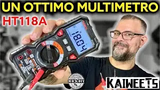 Kaiweets multimetro digitale HT118A. Tester elettrico, batterie e corrente elettrica. Come si usa