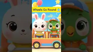 Wheels On the Bus 🚍 | Bunny & Popat Kids Action Song | Fun Learning for Pre-Primary
