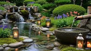 Instant Inner Peace 🌿 Bamboo Water Sounds with Calming Relaxation Music