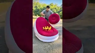 Notun Banana Chair Table Vs PVC Air Sofa With Footstool Unboxing😍