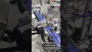Single Head Auto Capper - Servo Screw Capping Machine for Plastic Container #shorts #cappingmachine