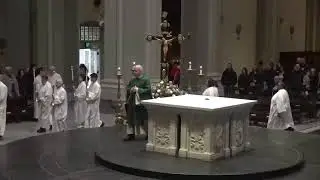 Catholic Sunday Morning Mass at St. James Cathedral, Seattle