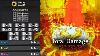Snowman Boss Damage Test [FULL VIDEO] | Demon Blade Roblox