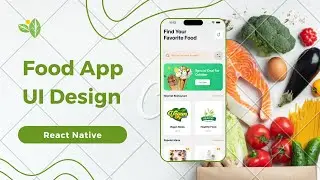 React Native Food App Home Screen UI Design Speed Code