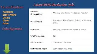 Latest Government Jobs 2022 
