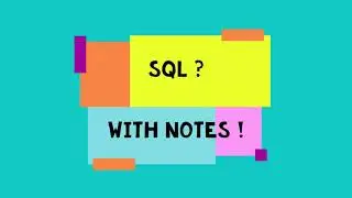 SQL with Notes  | What is SQL ?