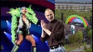 Lady Gaga Paid Tribute to Steve Jobs and Performed on Giant Rainbow Stage in Apple Park
