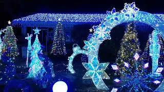 Traveling by Foot #42:(4c)'Twi-Light II Christmas'/'View from Holly Ave.' (Holly Hill, FL){2025}