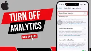 How to Turn Off iPhone Analytics & Data Sharing with Apple