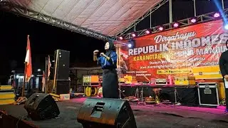 Menyanyikan Lagu Indonesia Raya dan 17 Agustus - Acara Inti Pensi HUT RI ke-79 - Desa Windu