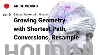 Generating Geometry with Conversions, Shortest Path, Resample – Getting Started with Houdini ep. 6