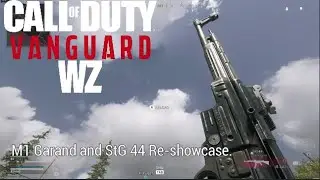 Call of Duty Vanguard Warzone - M1 Garand and StG 44 Re-showcase.