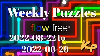 Flow Free - Weekly Puzzles - Interval Challenge - 2022-08-22 to 28 - August 22nd to 28th 2022