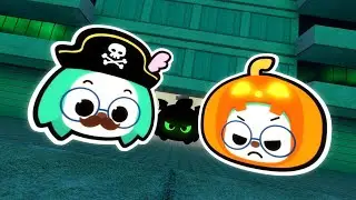 Pumpkin, Bat & Pirate Hogi TRIO CHASE | Gmod Nextbots