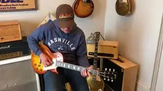 Joe B. Playing a 59 burst through an 18? Amp