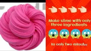 Make colourful slime at home with only two ingredients || For kids || At home