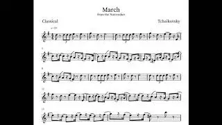 Nutcracker March (Violin/Flute) - Sheet Music Play-Along