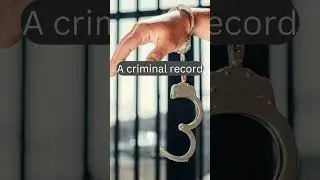 A criminal record