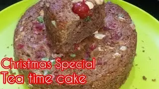Christmas Special Recipe / Tea Time Cake / Chocolate Sponge Cake / Homemade Cake /