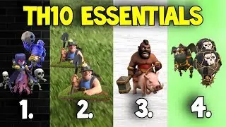 4 Go-To Attack Strategies for TH10s | Best 3-Star Methods