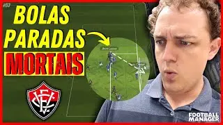 MOSTREI minhas ROTINAS de BOLAS PARADAS | Continuando o SAVE do FM 23 no FM 24! | Epis&oacute;dio #53