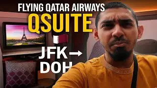 Flying Qatar Airways Qsuite from JFK to Doh 🇶🇦 | Ultimate Business Class Experience!