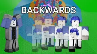 Roblox Tower of hell BACKWARDS challenge