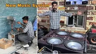 Music System Da Km Karta Start 🔥🔊| Dinosaur Music System 4 Sub Woffer | Lucky Goldsmith
