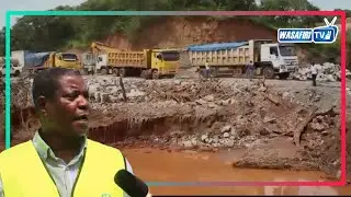DARAJA LILILOSOMBWA NA MVUA MTO MNYWAMAJI  || TANROADS WAREJESHA MAWASILIANO RUVUMA 