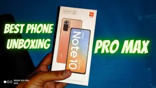 Redmi Note 10 pro max Indian Retail Unit Unboxing From mi Store| 108MP Camera, Super Amoled display