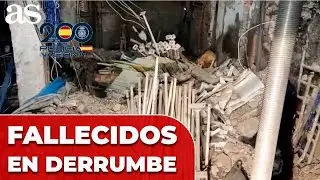 ENCONTRADOS sin vida de los cuatro DESAPARECIDOS en el DERRUMBE de MADRID