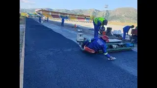 Running Track SBR Laying | Athletic Track Rubber Installation | By Stimteam Enterprise