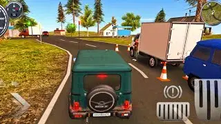 🥵Engine Broke Down!  Help Me Out || Russian Car Driver UAZ HUNTER || STORY MODE!!! (2)