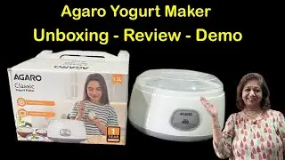 Распаковка и обзор йогуртницы Agaro | Как приготовить сливочный йогурт