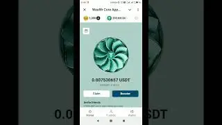 Wealth core App Telegram bot | How to invite friends using Your invite link in Wealth core app bot