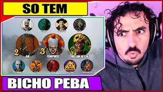 As PIORES Entidades do TERROR: Rankeadas em 12 Níveis (Explicado) | Leozin React