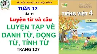 Tiếng việt 4 Tập 1| Bài 31 Luyện tập về danh từ động từ tính từ| Trang 127| Kết nối tri thức