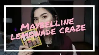MAYBELLINE LEMONADE CRAZE | REVIEW, FIRST IMPRESSION AND TUTORIAL | SUNSET EYESHADOW LOOK